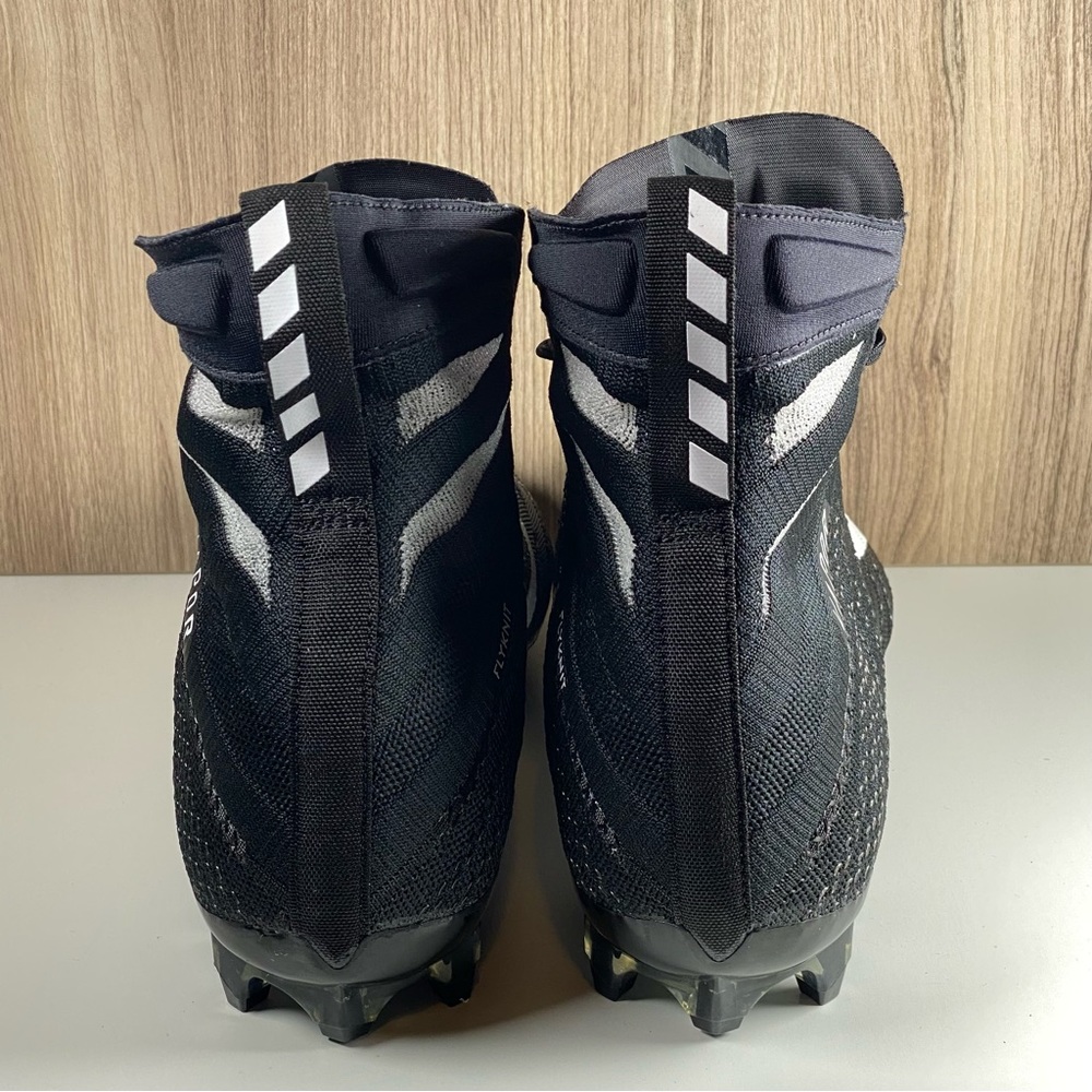 Nike Vapor Untouchable 3 Elite Black Football Cleats AO3006-010 Men's Size 12.5 - Picture 7 of 9